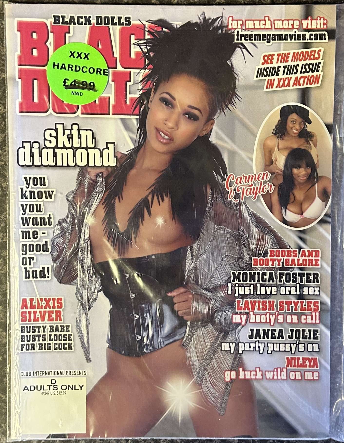 Black dolls number 247 porn magazine.