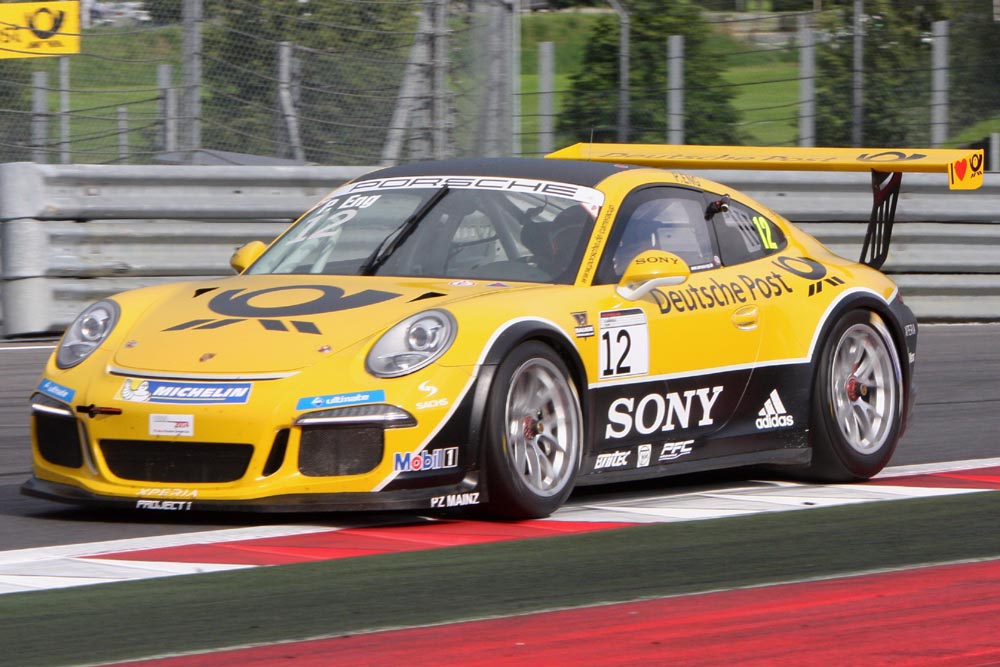Philipp Eng sichert sich in Hockenheim den Titel im Porsche Carrera Cup Deutschland © Rudolf Beranek