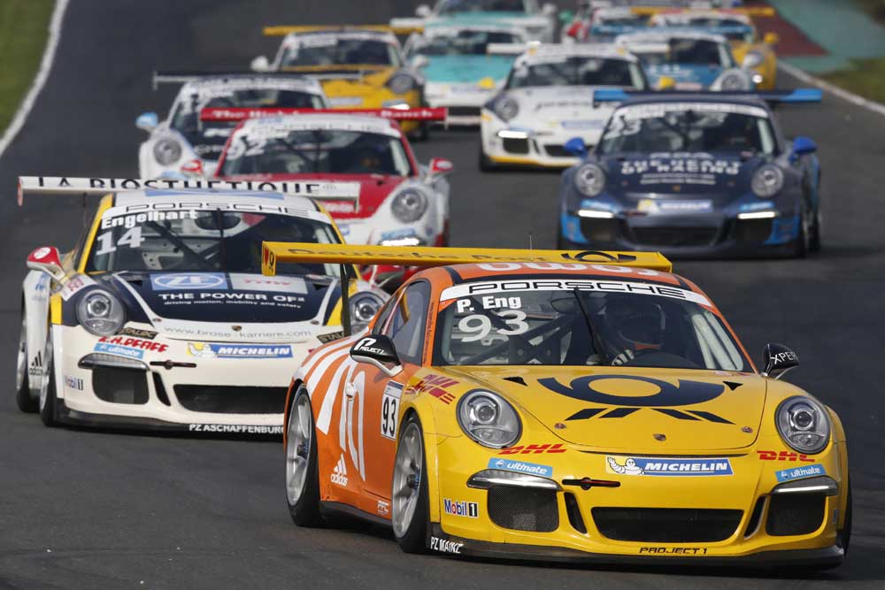 Philipp Eng sicherte sich vorzeitig den Meistertitel © Porsche AG