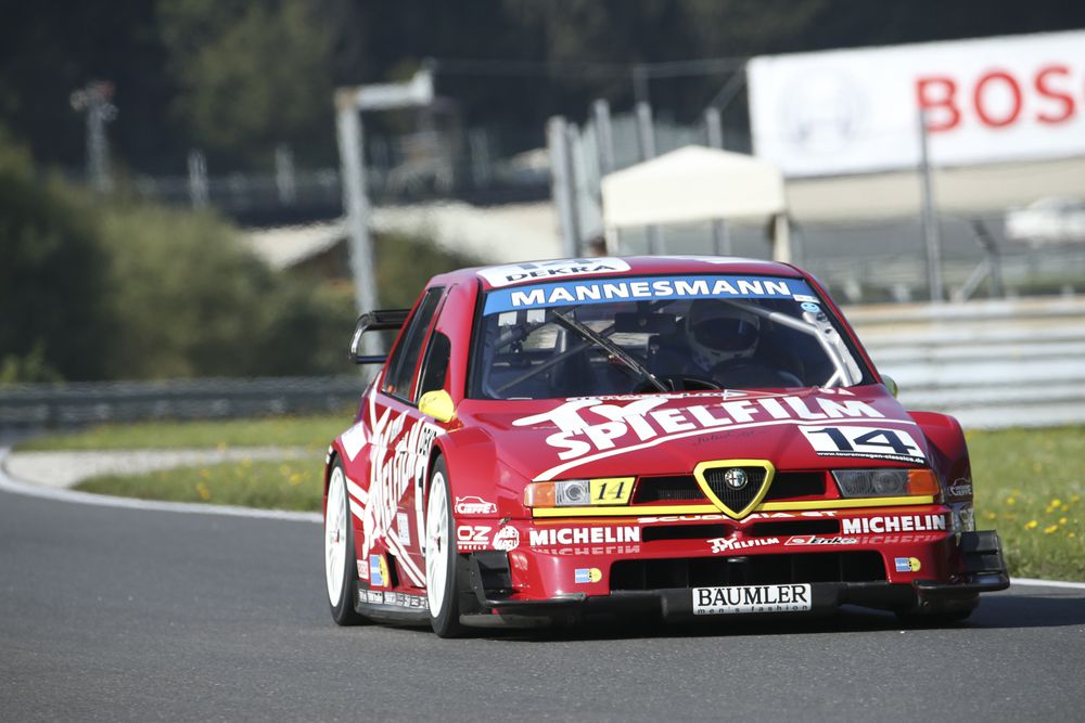 Christian Danner zeigte im DTM Alfa Romeo 155 Motorsport der Extraklasse © Histo Cup