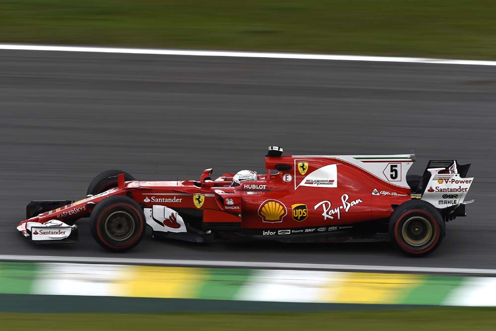 Sebastian Vettel siegt in Brasilien © FERRARI MEDIA