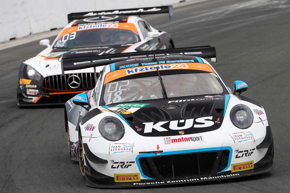 Klaus Bachler/Adrien de Leener auf Podestkurs © ADAC Motorsport
