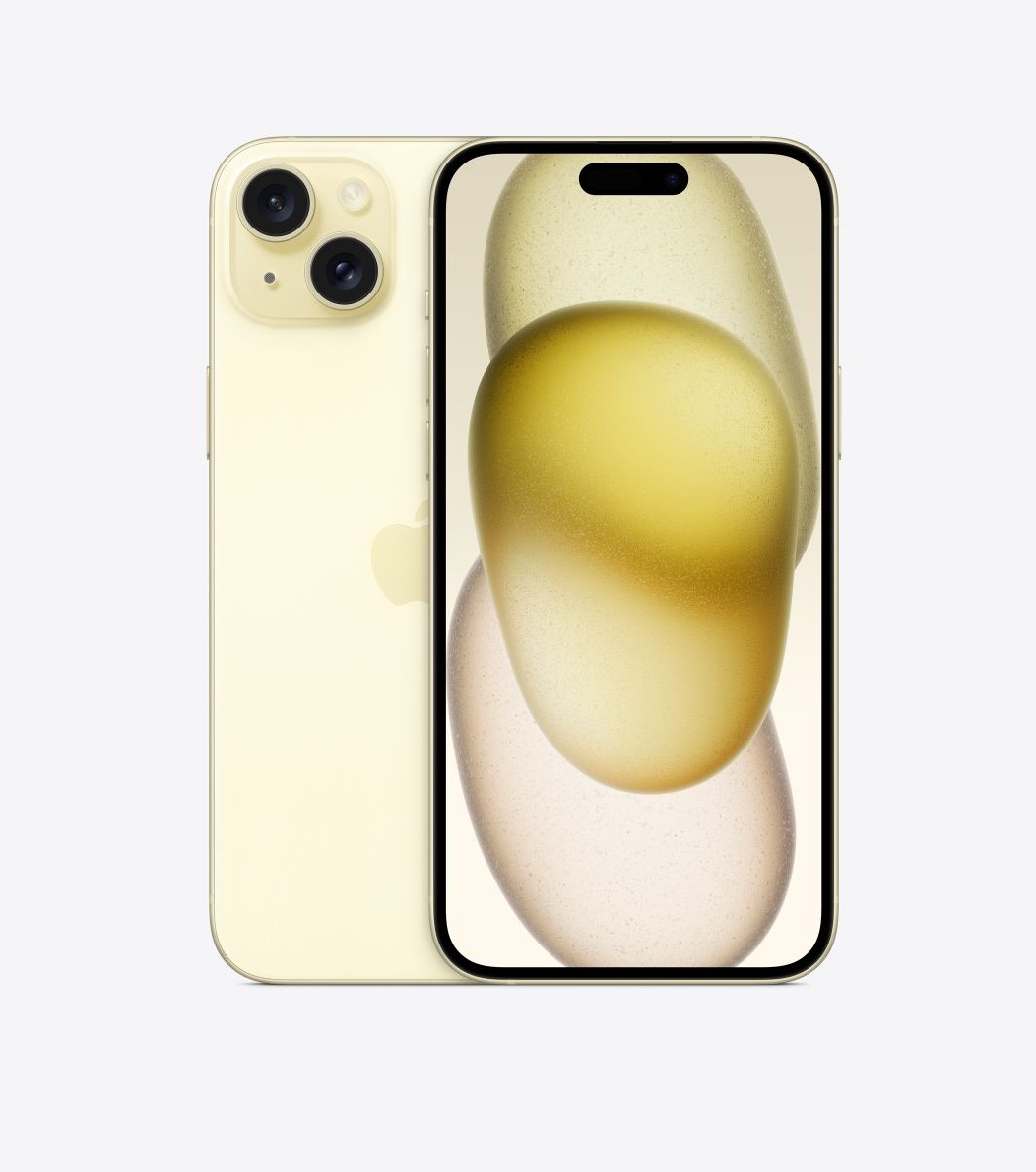 Apple iPhone 15 Plus (256GB, Yellow, New)