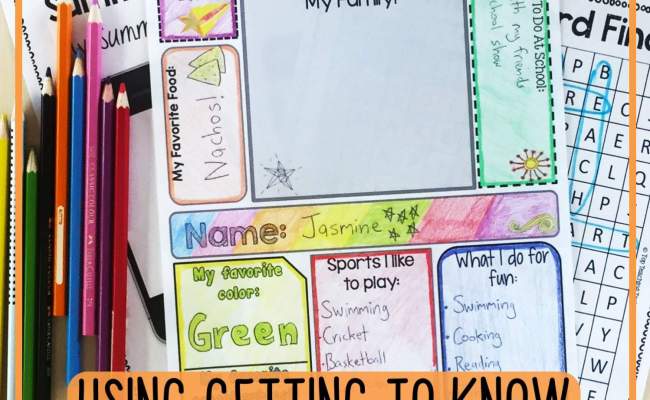 Using Getting To Know You Activities | Top Teaching Tasks