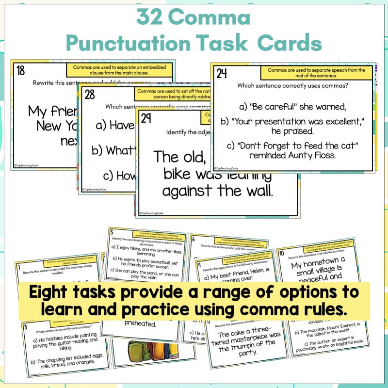Punctuation Task Card Challenges Top Teaching Tasks - Download Elegant Ocean Photo | 8K