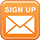 Newsletter sign up icon.