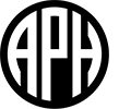 American Printing House (APH) logo.