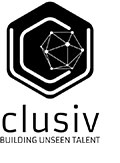 Logo. Clusiv. Building Unseen Talent.