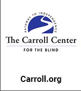 Carroll Center for the Blind logo.