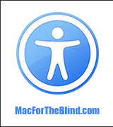 MacForTheBlind.com logo.