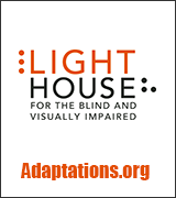 LightHouse for the Blind and Visually Impaired Adaptations Online Store logo.