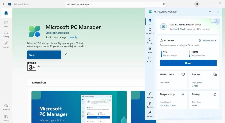 Mircosoft PC Manager