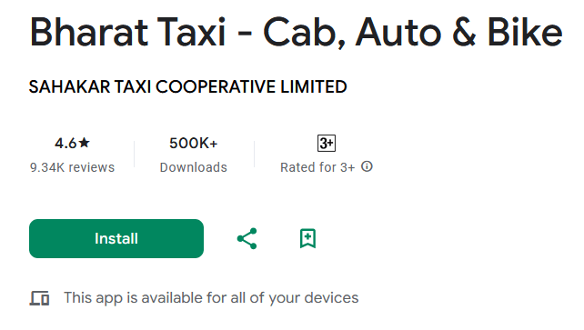 Bharat Taxi app launch in India as alternative to Ola and Uber