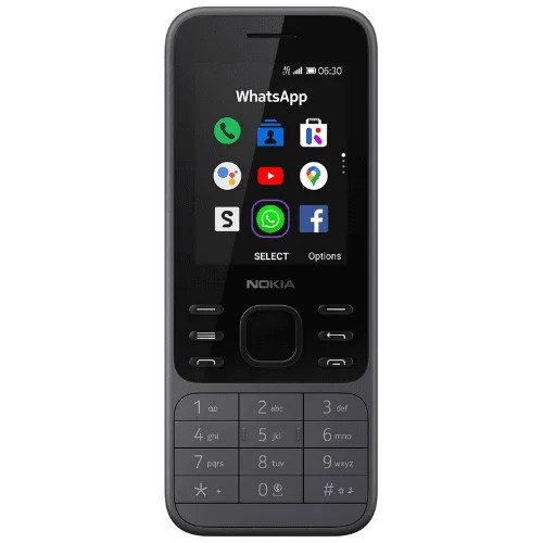 Nokia 6300 4G Unlocked Dual SIM WiFi Hotspot Social Apps Google Maps and Assistant Light