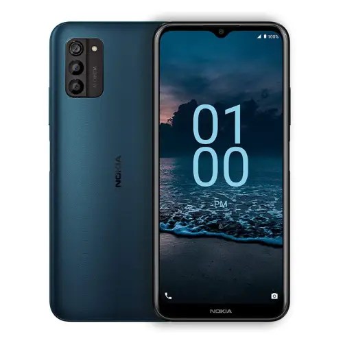 Nokia G100 Verizon, T-Mobile, AT&T Android 12 Unlocked Smartphone 3-Day Battery US Version 4/128GB 6.52-Inch Screen 13MP Triple Camera Polar Night