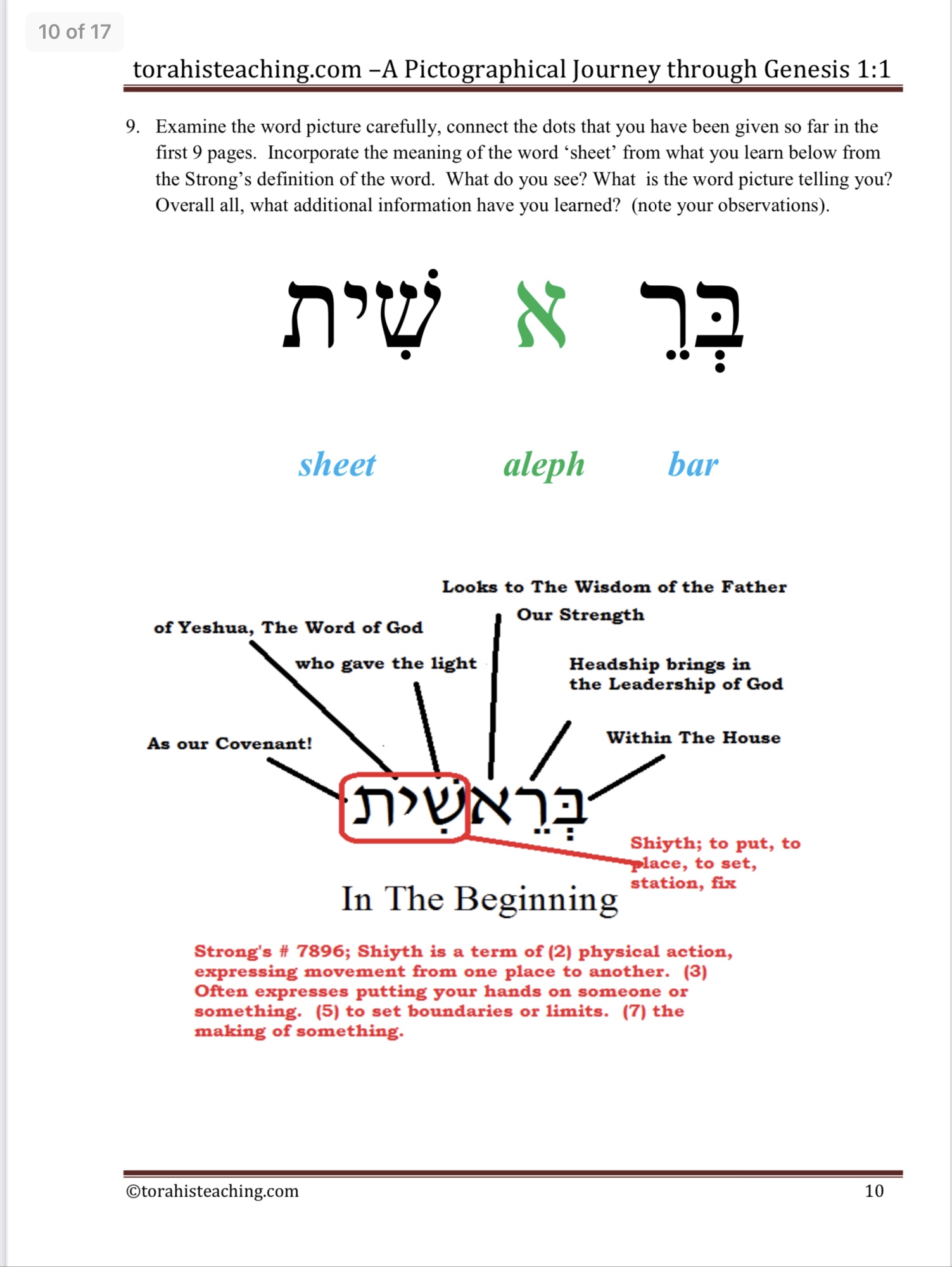 GENESIS CH. 1 and 2 : HEBREW AND ENGLISH - torahisteaching.com
