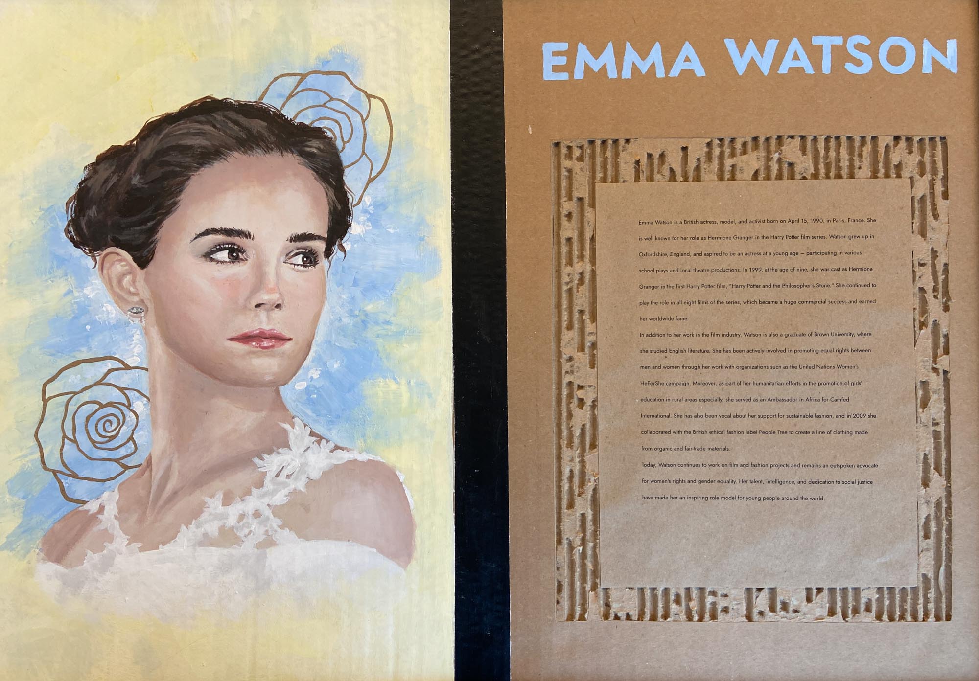 Emma Watson highlighted as a Woman of Influence.