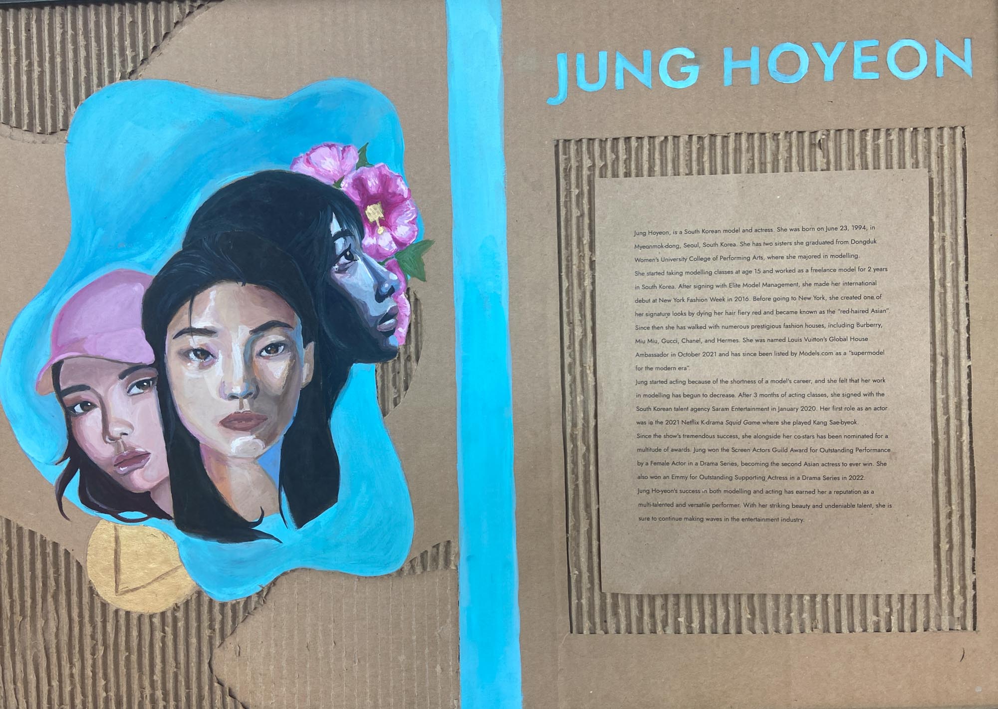 Jung Hoyeon highlighted as a Woman of Influence.