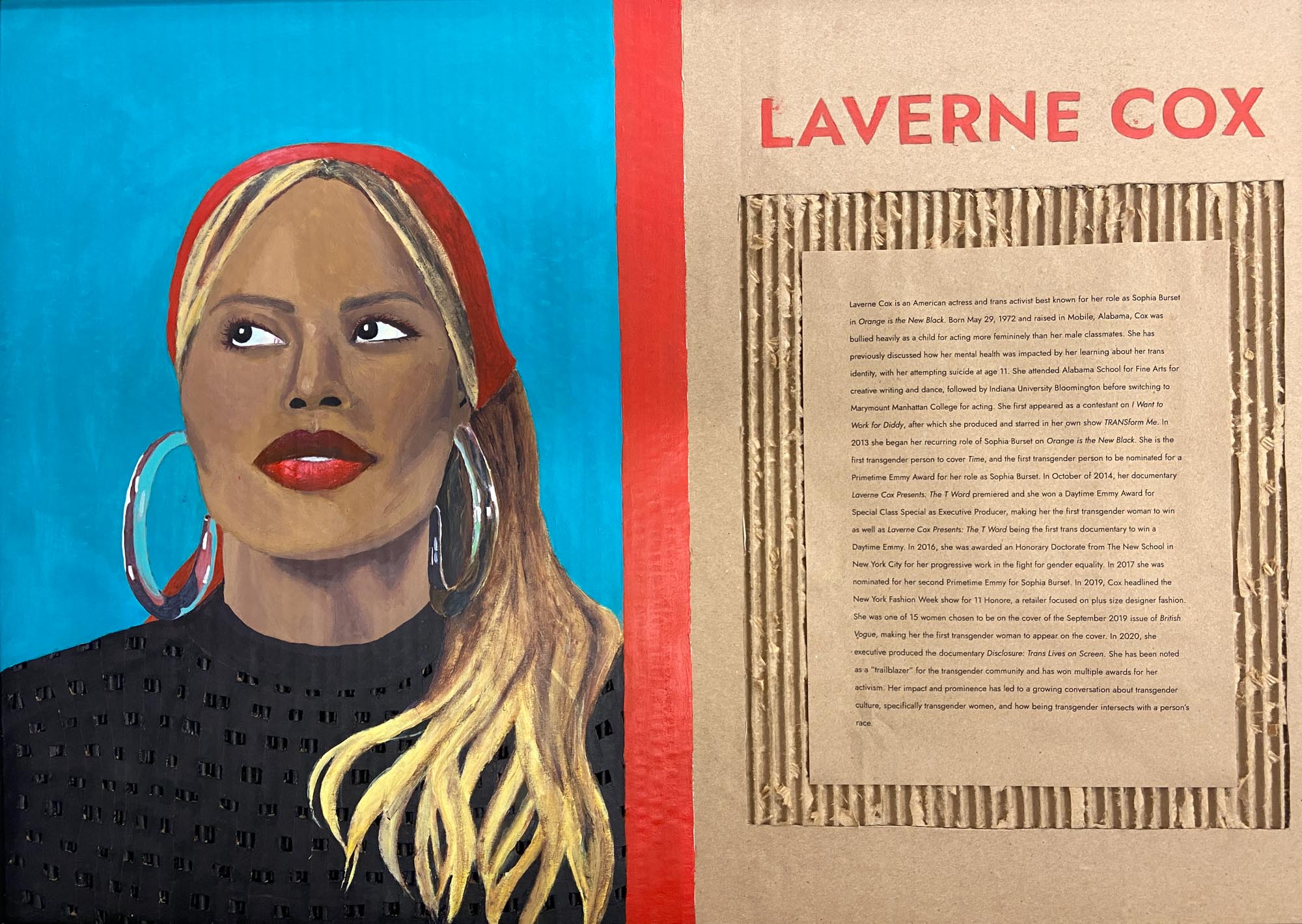 Lavern Cox highlighted as a Woman of Influence.