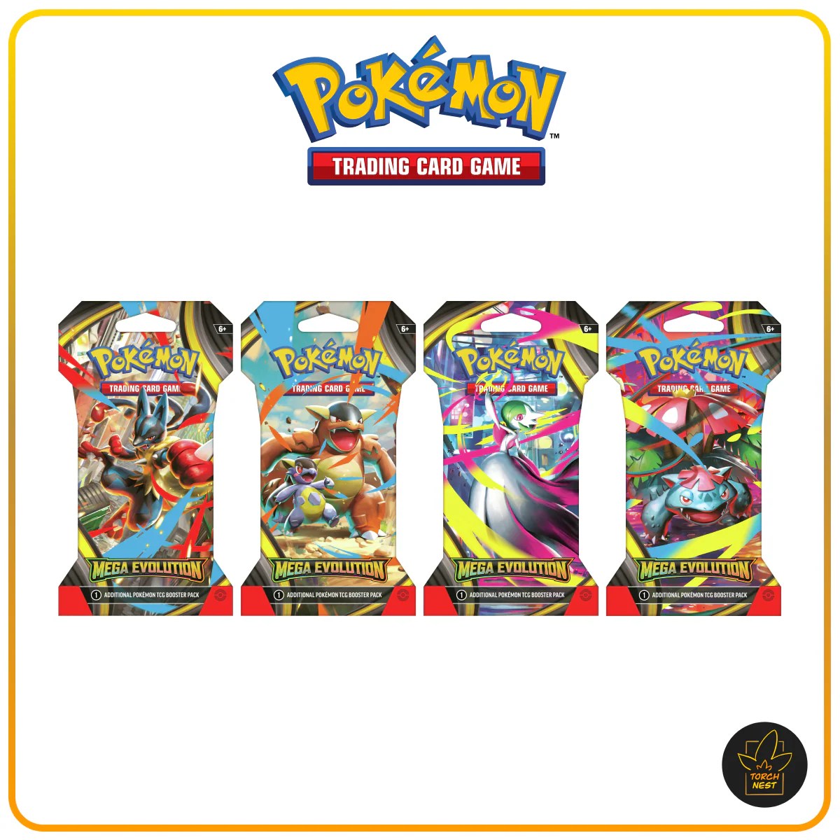 Pre Order Pokémon Tcg Me01 Mega Evolution Sleeved Booster Pack