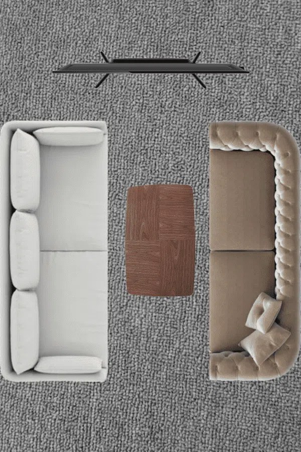 Styling secrets: how to arrange 2 different sofas in your living room