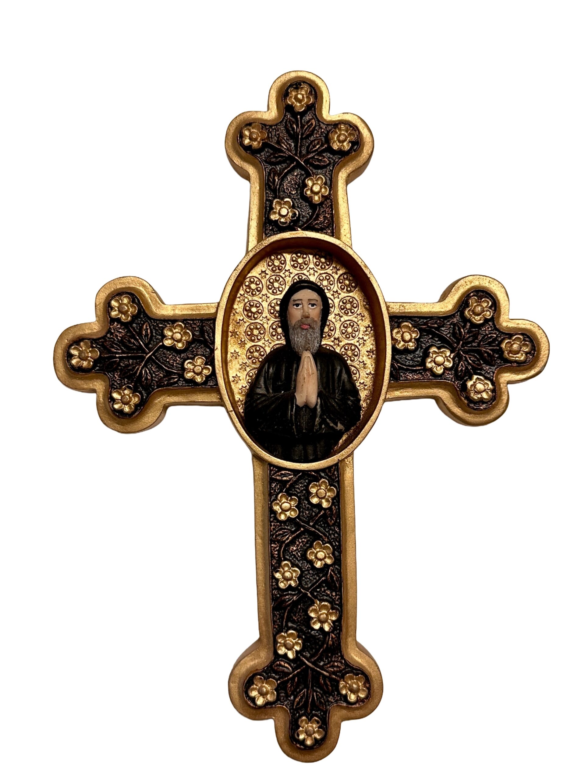 CRUZ ORO CON SAN CHARBEL-SC56087A