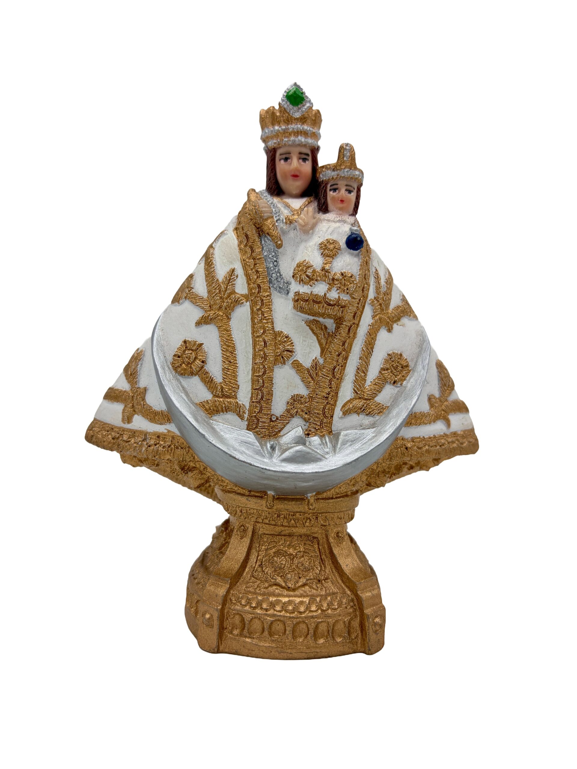 VIRGEN DE LOS REMEDIOS SIN MAGUEY BLANCA CHICA.