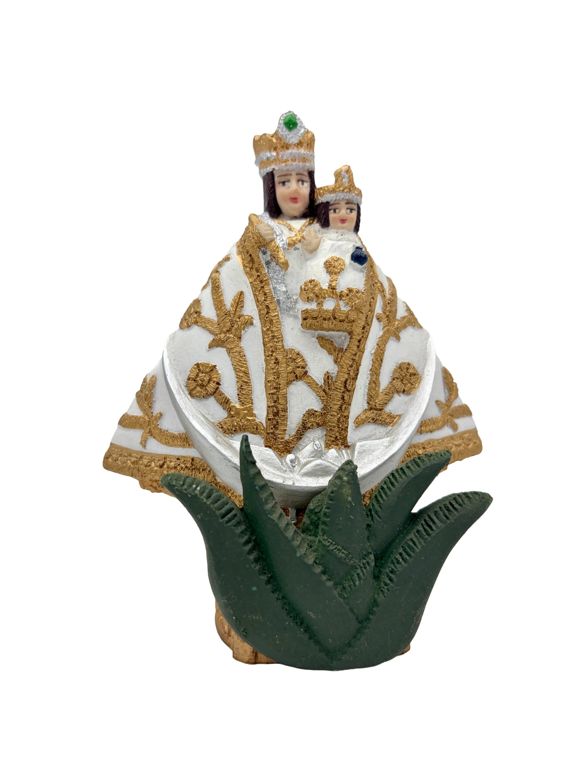 VIRGEN DE LOS REMEDIOS CON MAGUEY BLANCA CHICA.