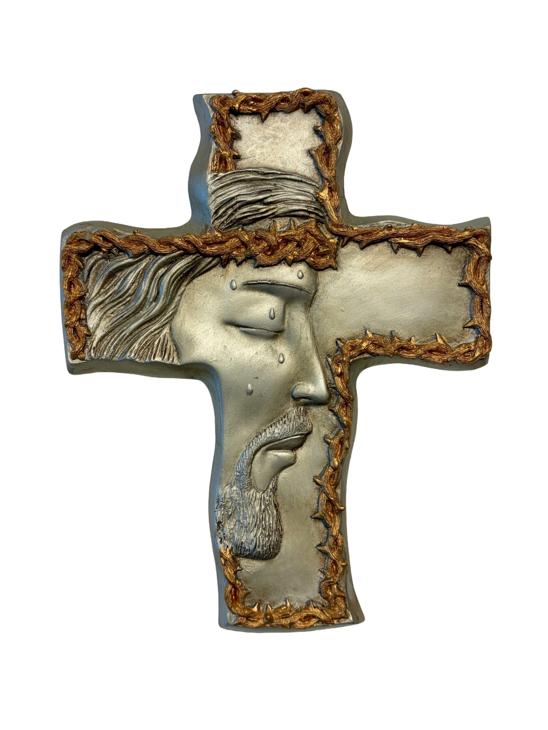 CRUZ DE ESPINAS PLATA-SC56243B