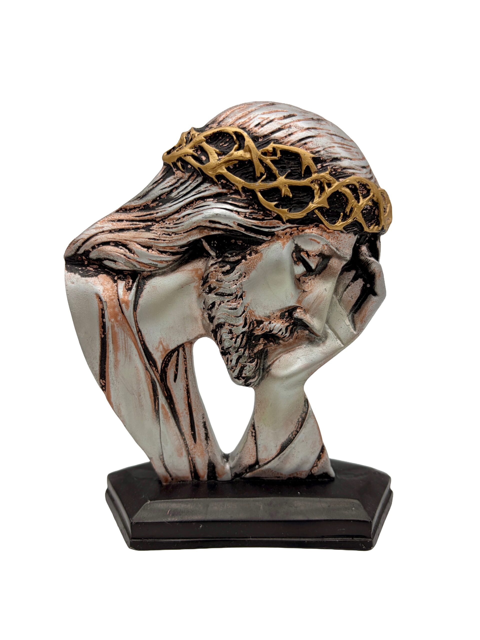 CRISTO PENSANTE MEDIANO PLATA COMB.-SC56285F