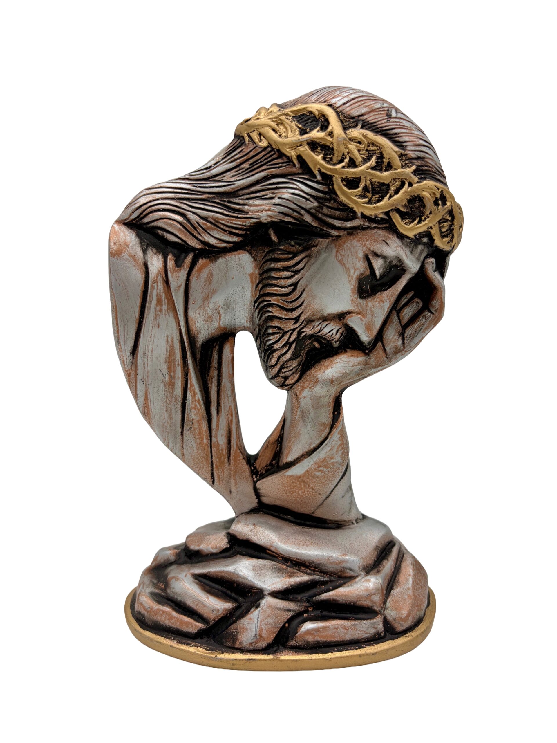 CRISTO PENSANTE GRANDE PLATA COMB.-SC56284F