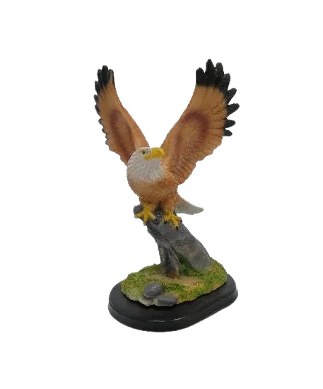AGUILA MEDIANA EN PIEDRA-DR12159