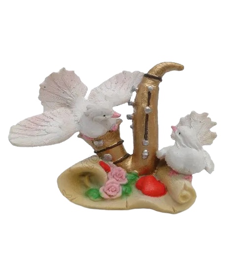 PAR DE PALOMAS SAXOFON-DR12155