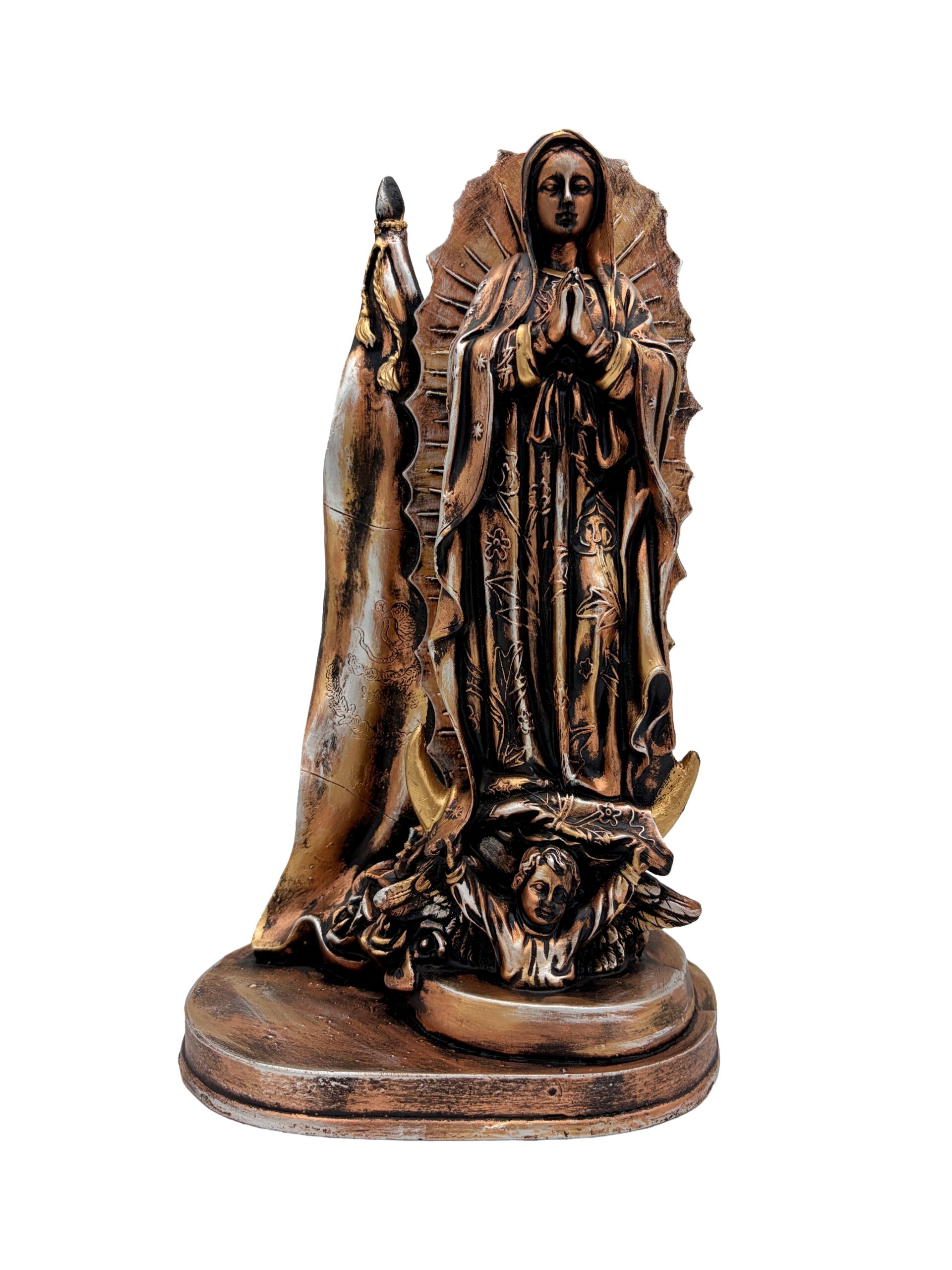VIRGEN DE GUADALUPE CON BANDERA MATIZADA-FOG183C
