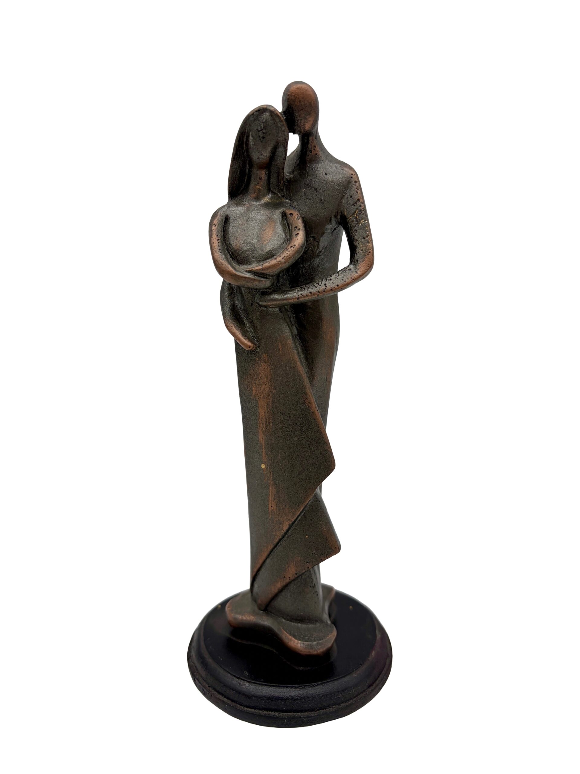 PAREJA ABRAZO MINI BRONCE VIEJO-GA2292H