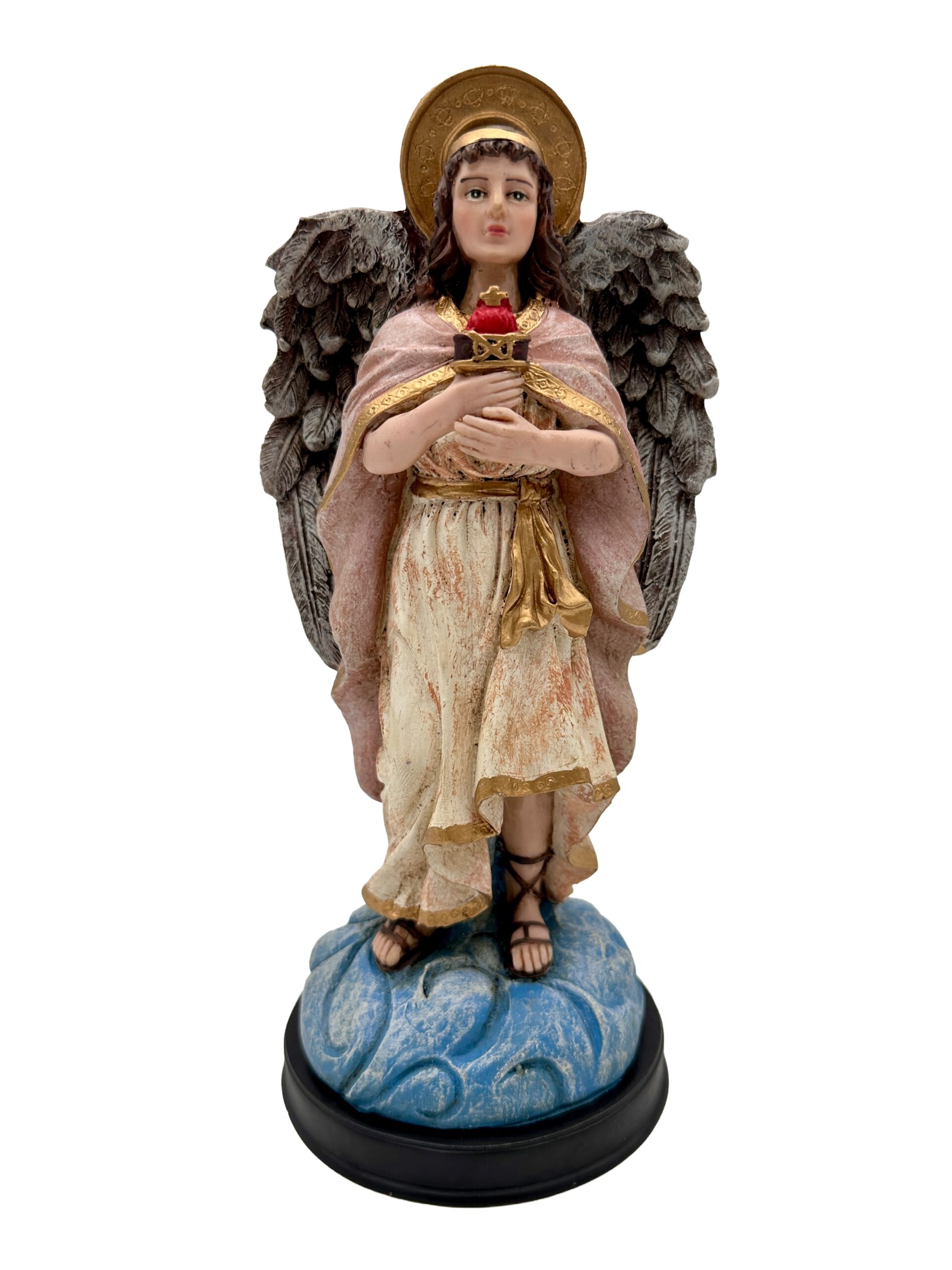 ARCANGEL SAN CHAMUEL BASE REDONDA 22 CM TIPO ITALIANO-SC56254E