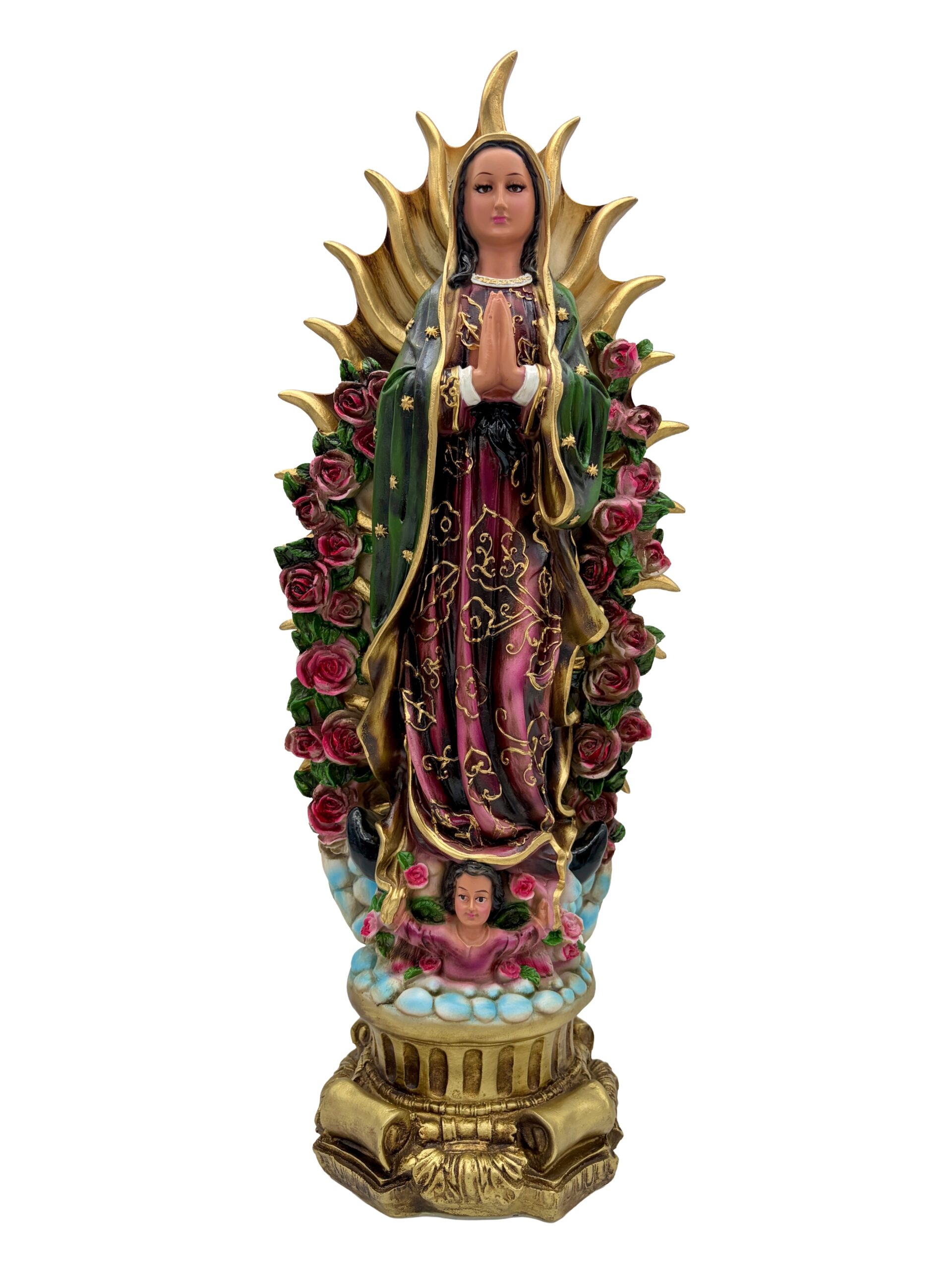 VIRGEN DE GUADALUPE PEDESTAL-T247