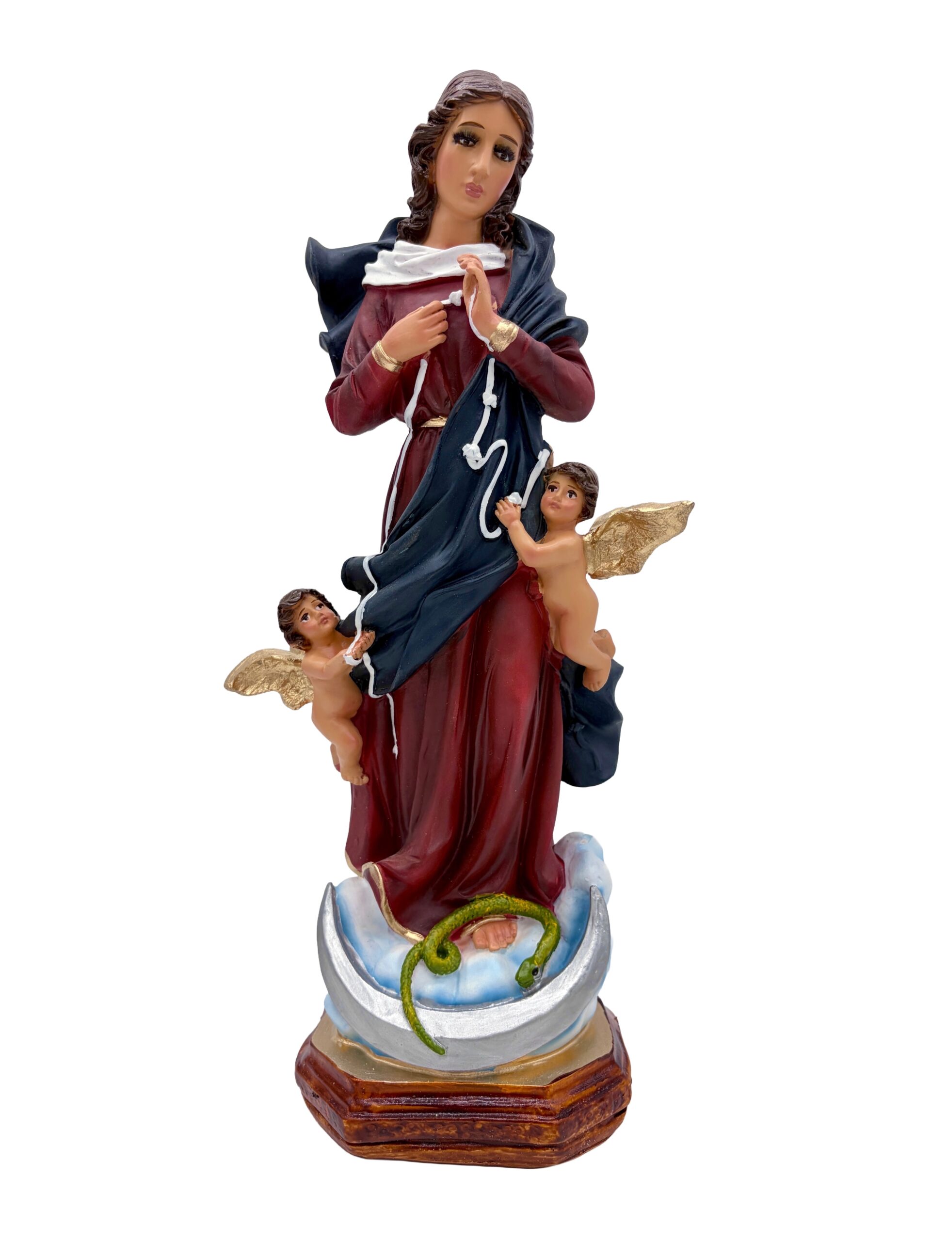 VIRGEN DESATADORA DE NUDOS 40 CM DEC. -  VEC130A