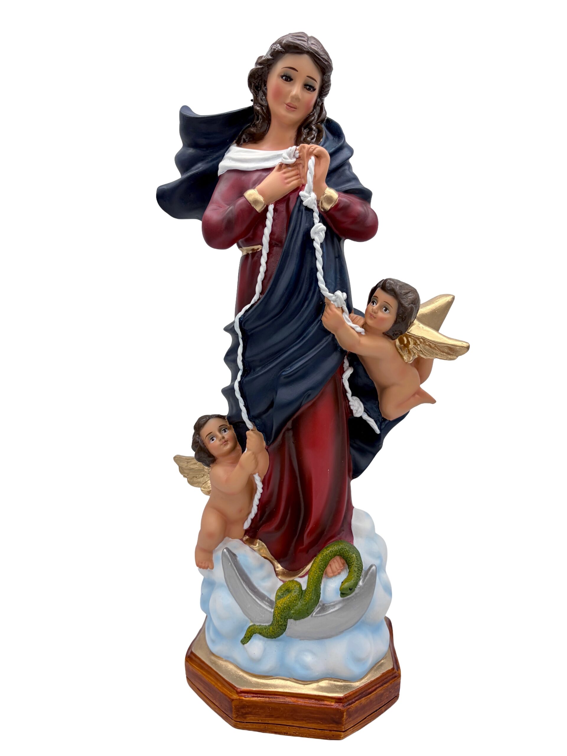 VIRGEN DESATADORA DE NUDOS 60 CM DEC. -  VEC129A
