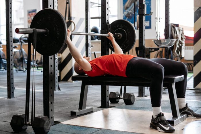 Bench press hand
