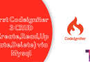First Codeigniter 3 CRUD (Create,Read,Update,Delete) via Mysql