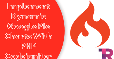 Implement Dynamic Google Pie Charts With PHP Codeigniter