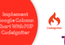 Implement Google Column Chart With PHP Codeigniter