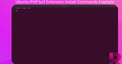 Ubuntu PHP bz2 Extension Install Commands Example