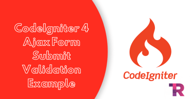 CodeIgniter 4 Ajax Form Submit Validation Example Torque Programming