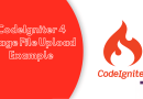 CodeIgniter 4 Image File Upload Example