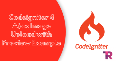 Codeigniter 4 Ajax Image Upload with Preview Example Torque Programming