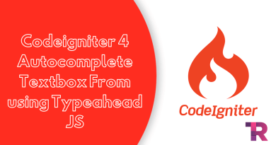 Codeigniter 4 Autocomplete Textbox From using Typeahead JS Torque Programming
