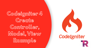 Codeigniter 4 Create Controller Model View Example Torque Programming