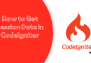 How to Get Session Data in CodeIgniter